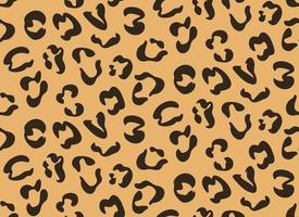 Leopard seamless pattern. vector
