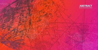 Abstract grunge texture red color background vector