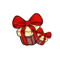 Weihnachtsgeschenkbox png