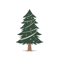 arvore de natal com lampada png