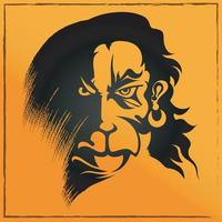 Shree Hanuman vector art illustration