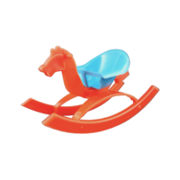 horse toy with transparent background