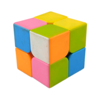 brinquedo rubik com fundo transparente png