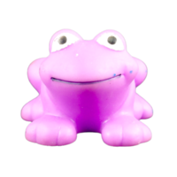 frog plastic toy with transparent background png