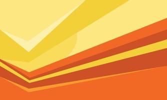 fondo de banner de geometría abstracta naranja moderna vector