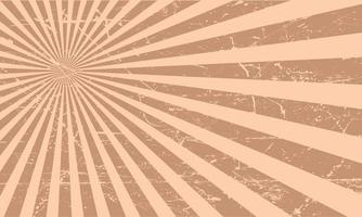 Retro Grunge with Sunburst Background Design vector