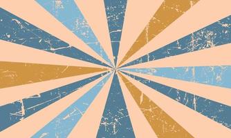 Retro Sunburst Background Classic Design vector