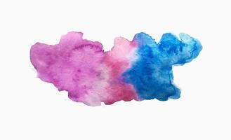 Abstract watercolor splash vector illustration. Watercolor drop. Isolated on white background.