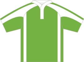 plantilla de diseño deportivo de camiseta para camiseta de fútbol. uniforme deportivo en la vista frontal. maqueta de camiseta para club deportivo. ilustración vectorial vector