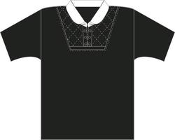plantilla de diseño deportivo de camiseta para camiseta de fútbol. uniforme deportivo en la vista frontal. maqueta de camiseta para club deportivo. ilustración vectorial vector