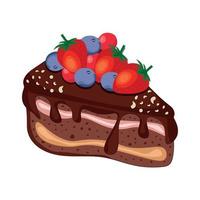 Delicious cupcake. Dessert vector illustration design