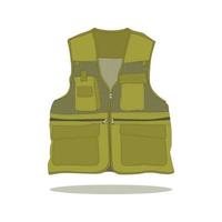 Template vector army vest