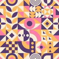 Geometric Seamless Pattern Background vector