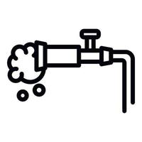 Water extinguish icon, outline style vector