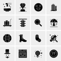 16 Universal Business Icons Vector Creative Icon Illustration to use in web and Mobile Related project