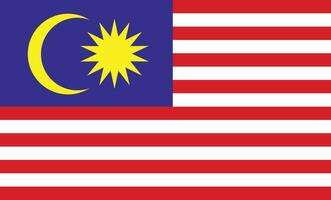 Malaysia flag design vector