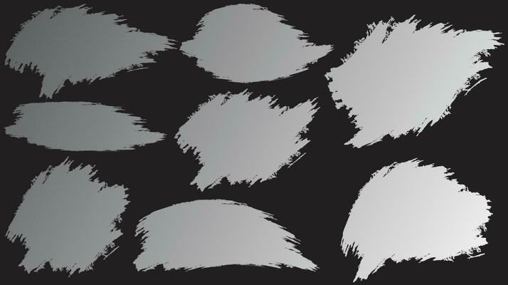 Brush stroke abstract background set