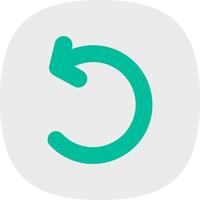 Undo Vector Icon Design
