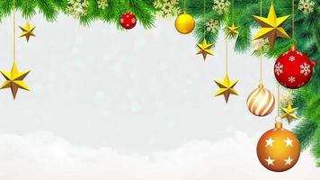 Merry christmas background video