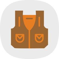 Vest Patches Vector Icon Design