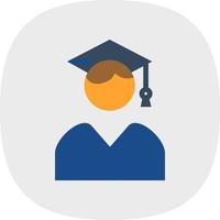 User Graduate Vector Icon Design