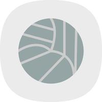 Volleyball Ball Vector Icon Design