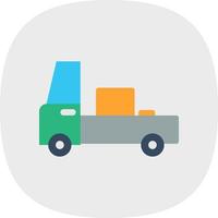 Truck Pickup Vector Icon Design