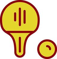 Table Tennis Vector Icon Design