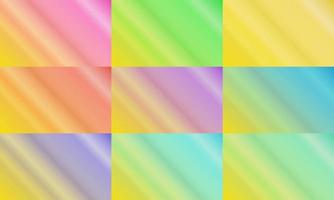 nine sets of gradient abstract background. simple and minimal design. suitable for backdrop, wallpaper, homepage and copy space vector