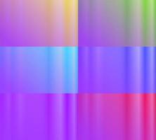 six sets of yellow, green, blue, red and purple vertical gradient abstract background. simple and minimal design. suitable for backdrop, wallpaper, homepage and copy space vector