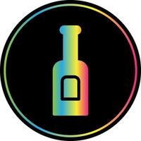 Wine Bottle Vector Icon Design