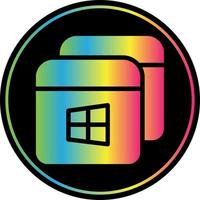 Window Restore Vector Icon Design