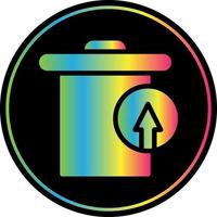 Trash Restore Alt Vector Icon Design