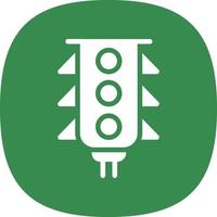 Traffic Light Vector Icon Design