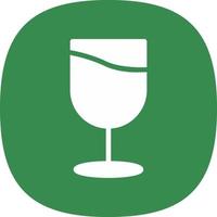 Wine Glass Vector Icon Design