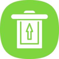 Trash Restore Vector Icon Design