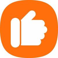 Thumbs Up Vector Icon Design