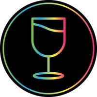 Wine Glass Vector Icon Design