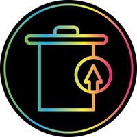 Trash Restore Alt Vector Icon Design