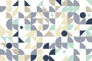 pastellfarbener geometrischer block nahtloses muster png