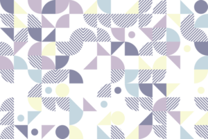 pastellfarbener geometrischer block nahtloses muster png