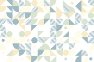 pastel color geometric block seamless pattern png