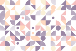 pastellfarbener geometrischer block nahtloses muster png