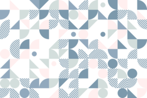 pastellfarbener geometrischer block nahtloses muster png