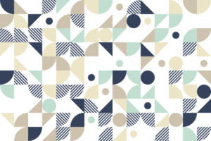 pastellfarbener geometrischer block nahtloses muster png