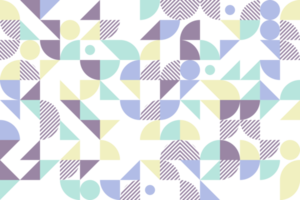 pastellfarbener geometrischer block nahtloses muster png