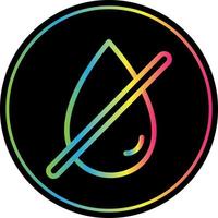 Tint Slash Vector Icon Design