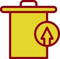 Trash Restore Alt Vector Icon Design
