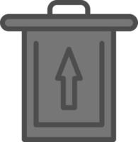 Trash Restore Vector Icon Design