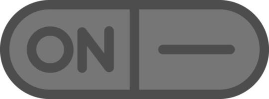 Toggle On Vector Icon Design